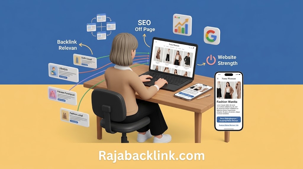 Cara Meningkatkan Kekuatan SEO Website Nona Woman dengan Backlink Relevan