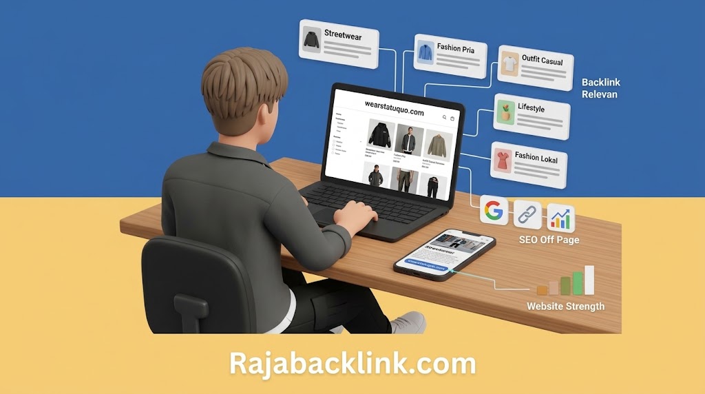 Cara Meningkatkan Kekuatan SEO Website Wearstatuquo dengan Backlink Relevan