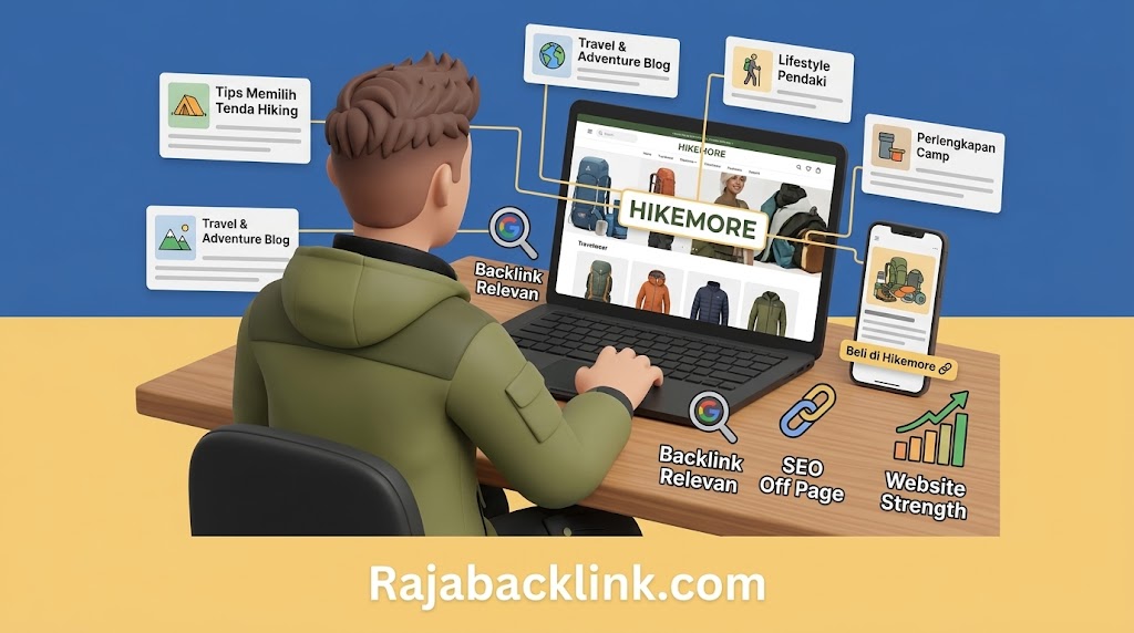 Cara Meningkatkan Kekuatan SEO Website Hikemore dengan Backlink Relevan