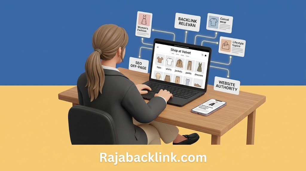 Cara Memperkuat SEO Website Shop at Velvet dengan Backlink Relevan