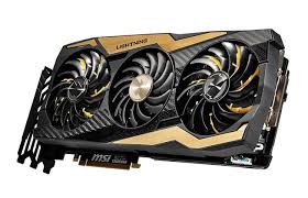 Kartu grafis gaming dengan pencahayaan RGB