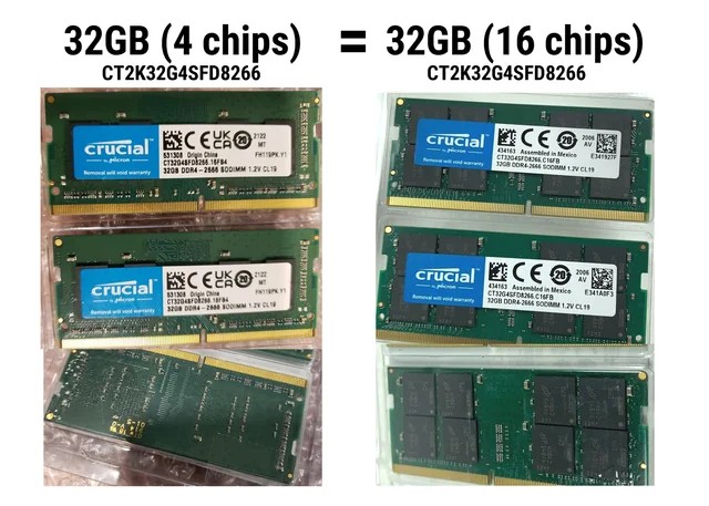 Ilustrasi chip RAM ponsel dengan angka kapasitas besar (misalnya "16GB RAM") di atasnya.