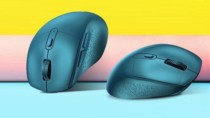 Gambar mouse modern yang stylish dari merek lokal yang sedang berkembang