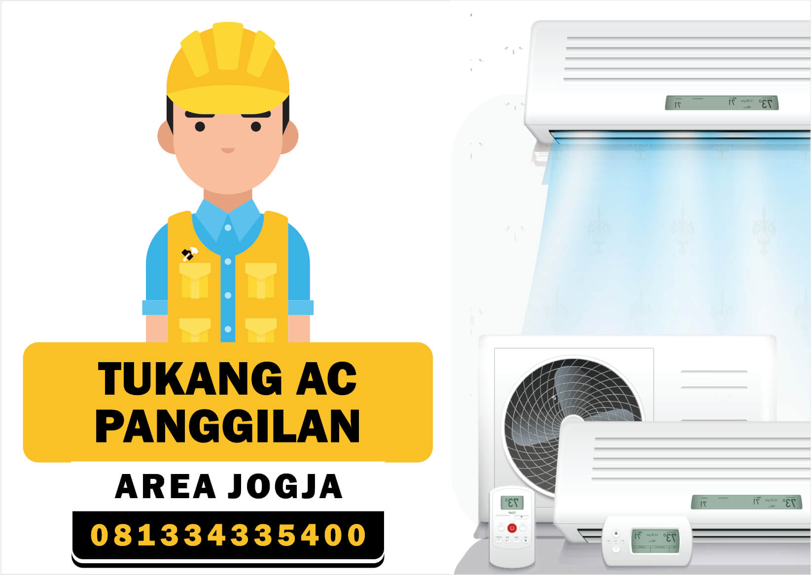 Servis AC Panggilan di Yogyakarta 