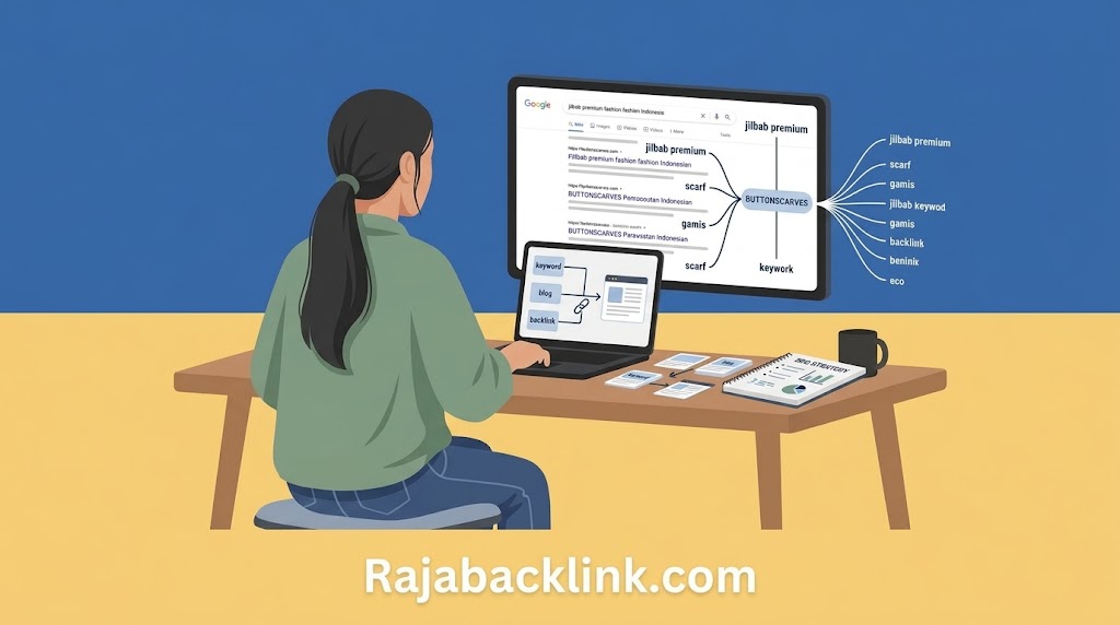 Cara Membantu BUTTONSCARVES Menjangkau Lebih Banyak Pencarian Google dengan Strategi Backlink