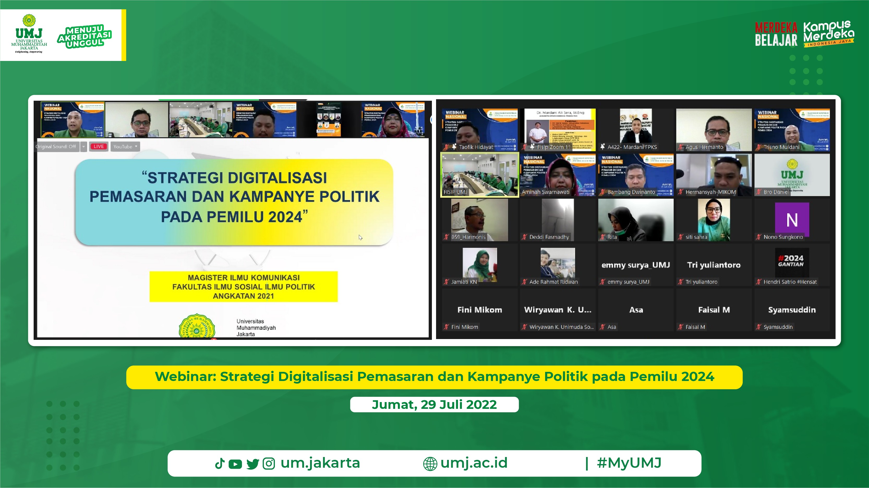  Mengorganisir Event Online dan Diskusi Virtual Kampanye