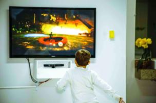  Simbol hemat energi pada layar televisi