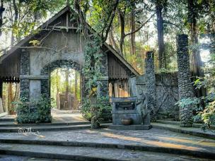 Gambar arsitektur unik Museum Ullen Sentalu.