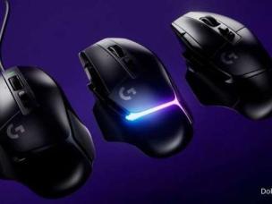 Gambar mouse gaming modern dari merek lokal, ditampilkan menonjol dalam pengaturan gaming, memamerkan desain dan fiturnya, dengan elemen bendera Indonesia atau branding lokal yang halus.